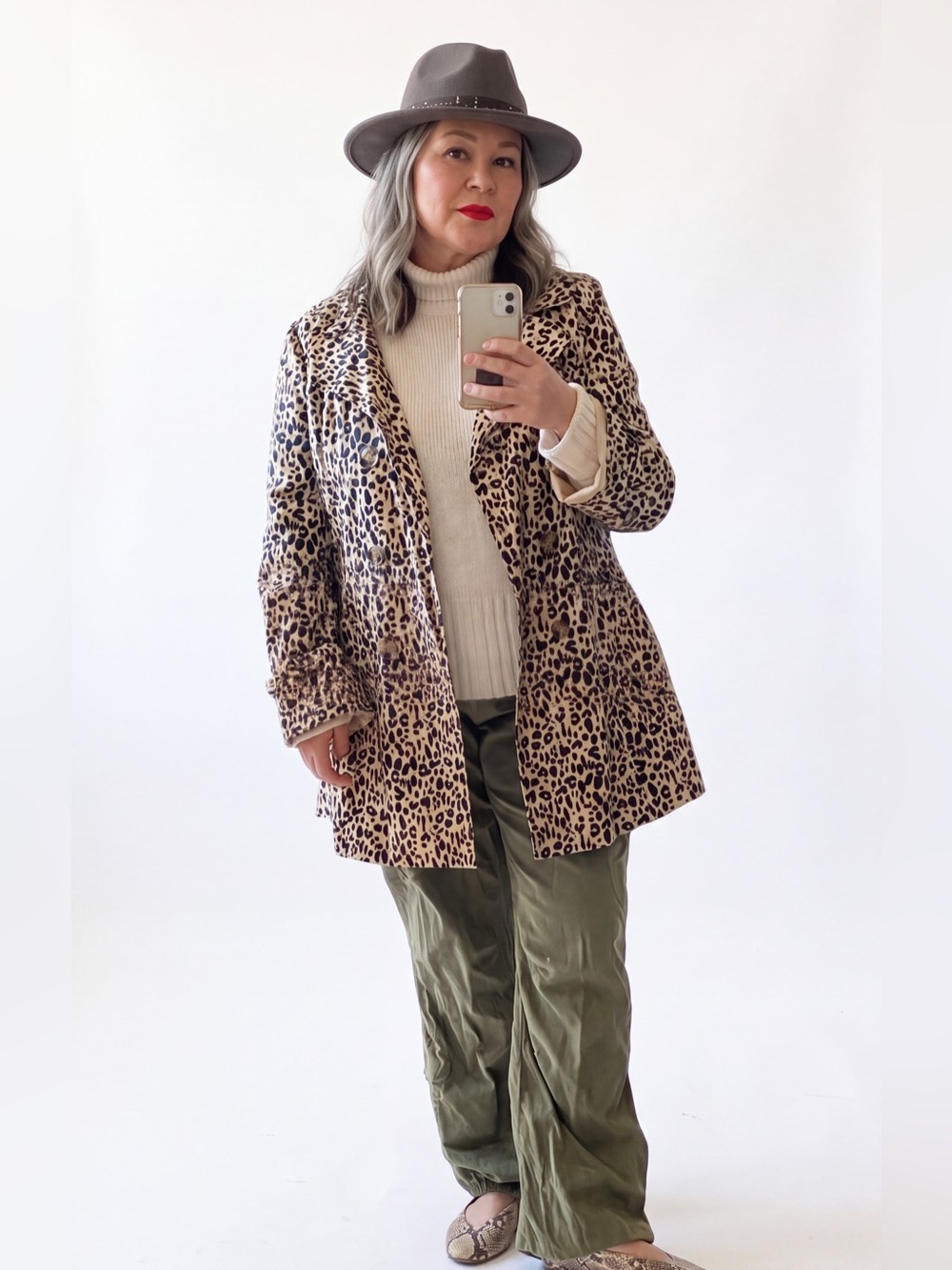 Faith 21 Leopard Trench Coat  lightweight Jacket Plus size Animal print fall